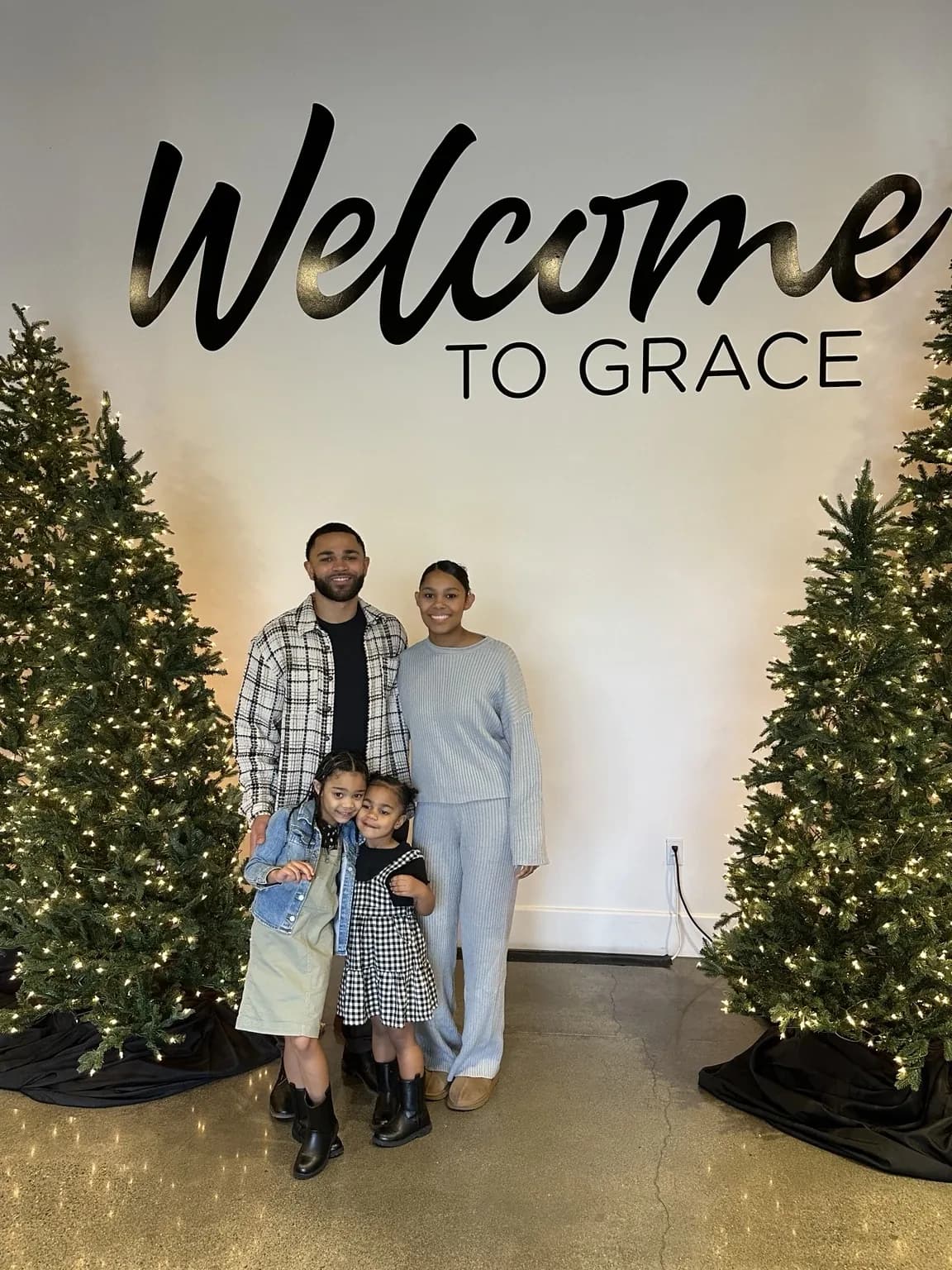 The Cusano family together at Grace